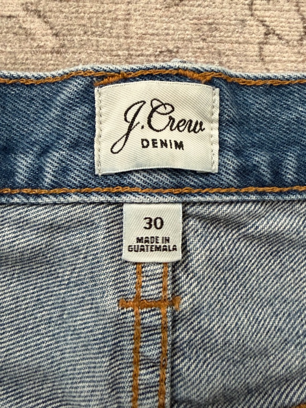 J Crew Classic Men's Blue Denim Jeans - Picture 4 of 4